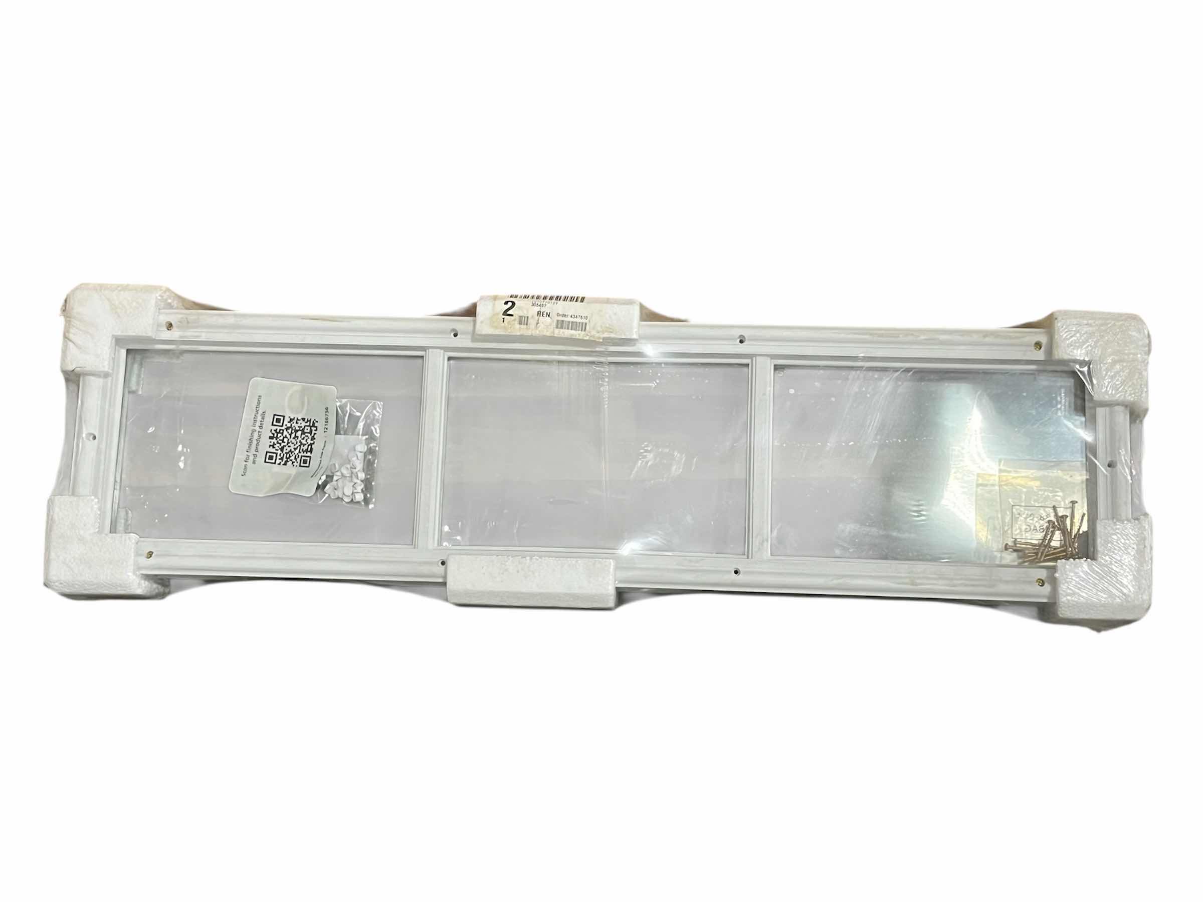 Photo 1 of NEW ODL WHITE WOOD FINISH SIDE SLIDING WINDOW & FRAME 38” X 2.5” H10” MODEL 693 CL.CL