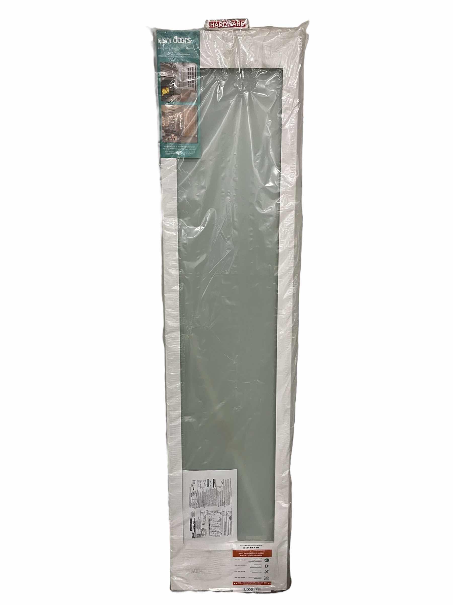 Photo 1 of NEW EIGHT DOORS PRIMED WHITE FINISH 1-LITE FROSTED GLASS SOLID WOOD CORE BIFOLD DOOR 36” X 80”