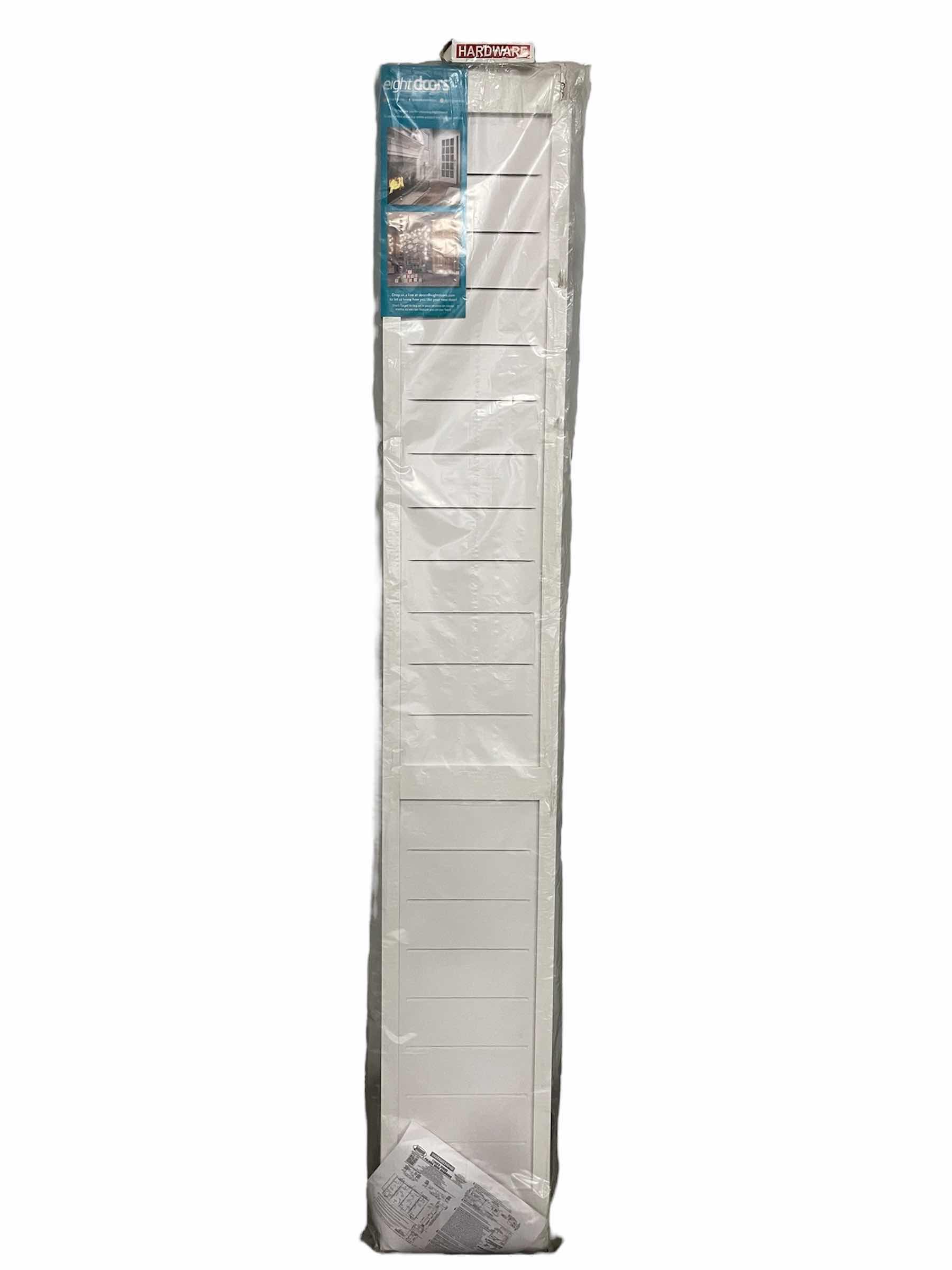 Photo 4 of NEW EIGHT DOORS LOUVER WHITE FINISH SOLID WOOD CORE BIFOLD DOOR 24” X 80”