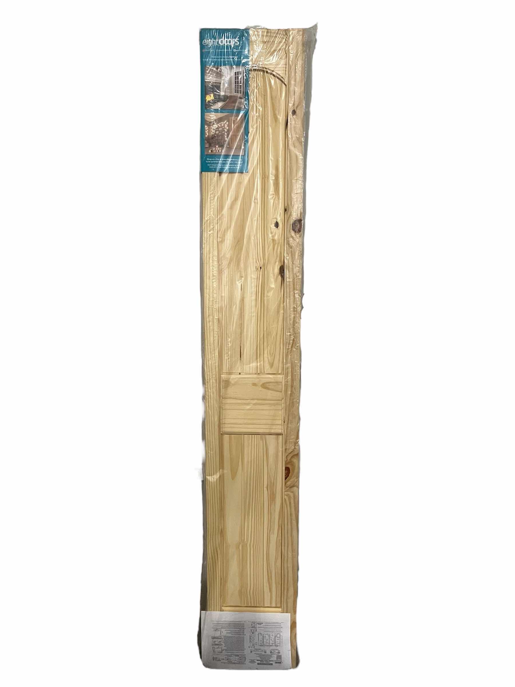Photo 1 of NEW EIGHT DOORS NATURAL WOOD FINISH SOLID WOOD CORE BIFOLD DOOR 24” X 80”