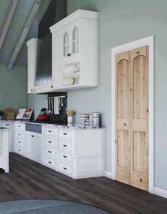 Photo 1 of NEW EIGHT DOORS NATURAL WOOD FINISH SOLID WOOD CORE BIFOLD DOOR 24” X 80”