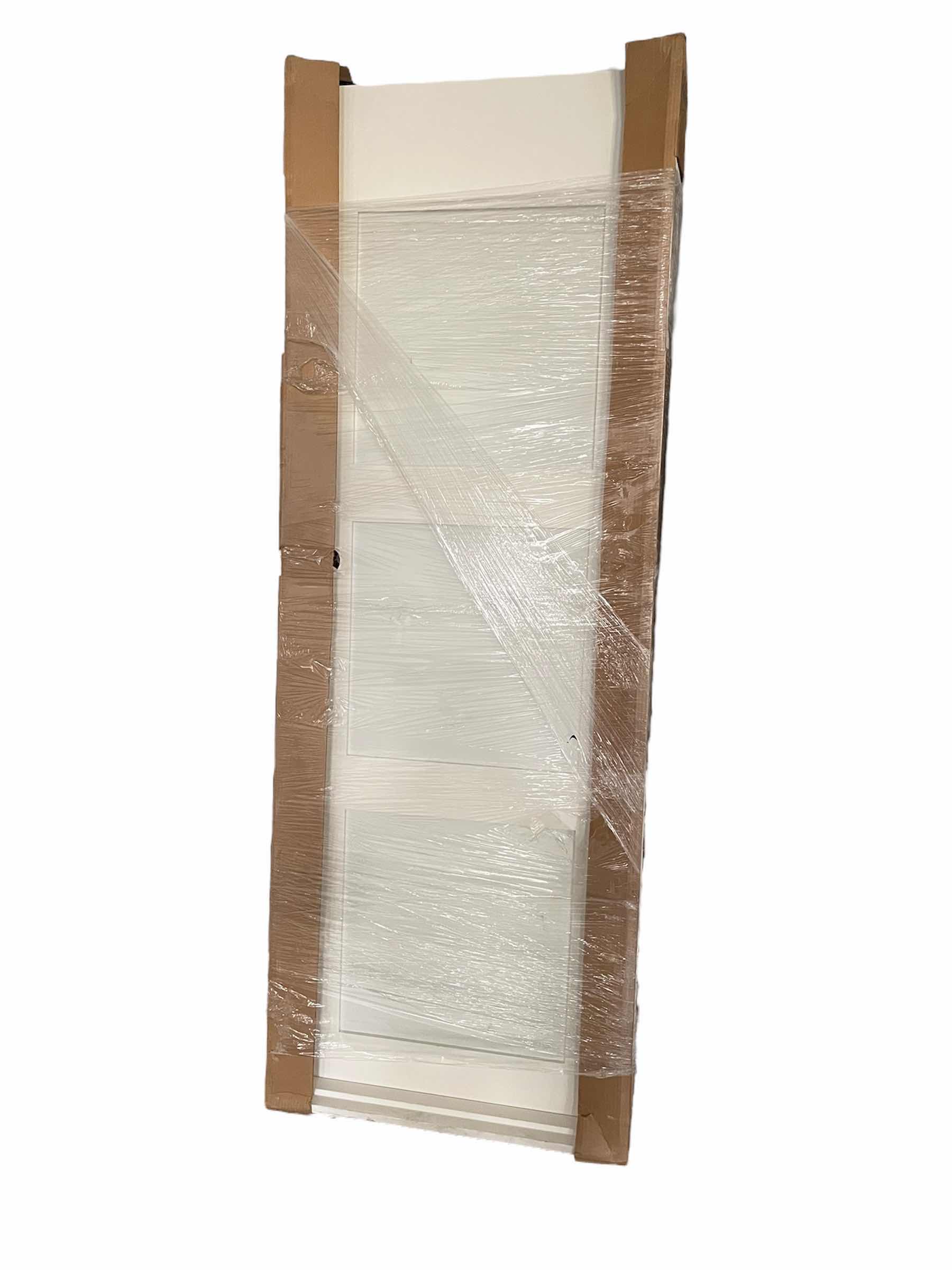 Photo 1 of NEW CODEL DOORS PRIMED WHITE FINISH 3-PANEL RIGHT-HAND INSWING PREHUNG INTERIOR DOOR W FRAME 30” X 80”