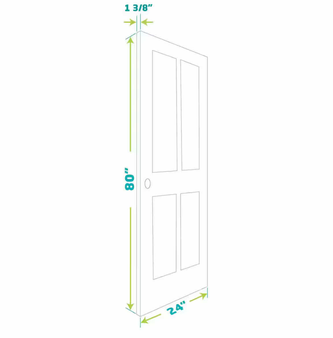Photo 3 of NEW EIGHT DOORS WHITE FINISH FLAT LOUVER SOLID CORE INTERIOR DOOR SLAB 24” X 80”