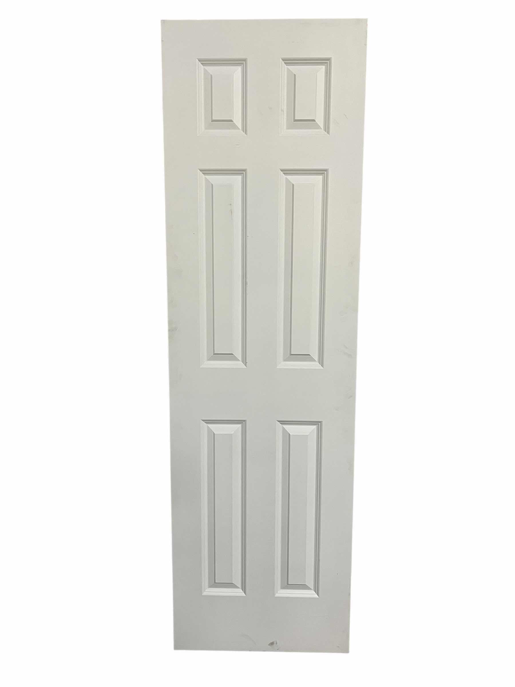 Photo 1 of EIGHT DOORS WHITE FINISH 6-PANEL SOLID CORE INTERIOR DOOR SLAB 24” X 80”
