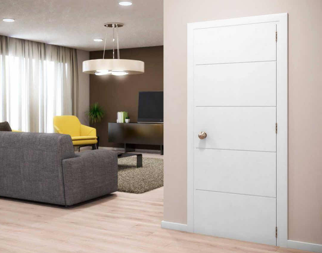 Photo 2 of NEW EIGHT DOORS PRIMED WHITE FINISH ALANTA HOLLOW CORE INTERIOR DOOR SLAB 28” X 80”