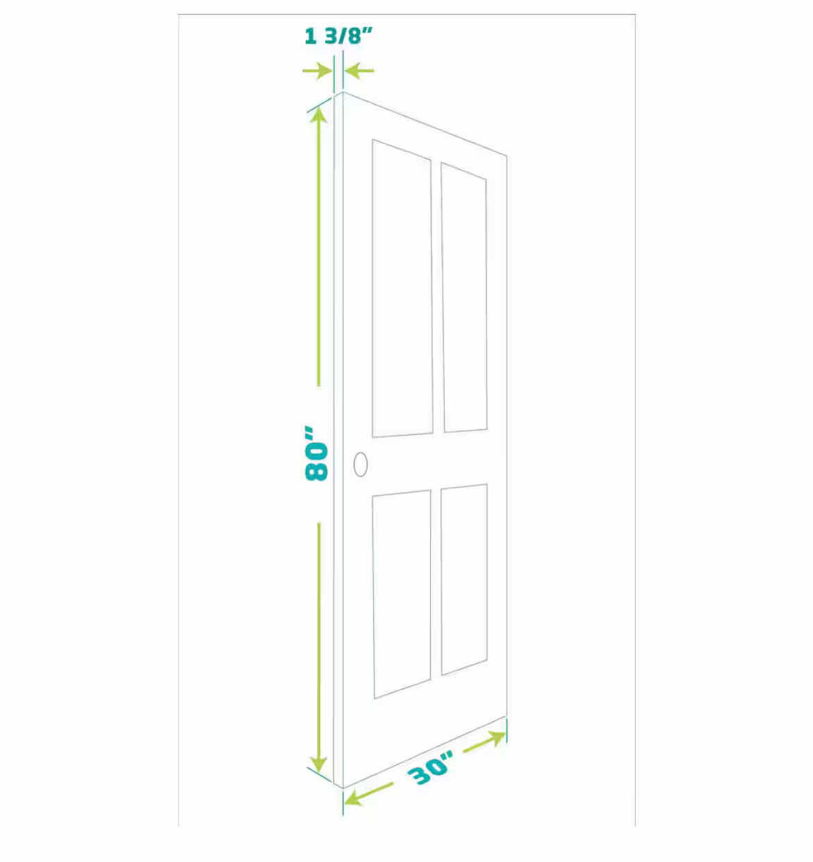 Photo 3 of NEW EIGHT DOORS PRIMED WHITE FINISH SHAKER 1-PANEL SOLID CORE INTERIOR DOOR SLAB 30” X 80”
