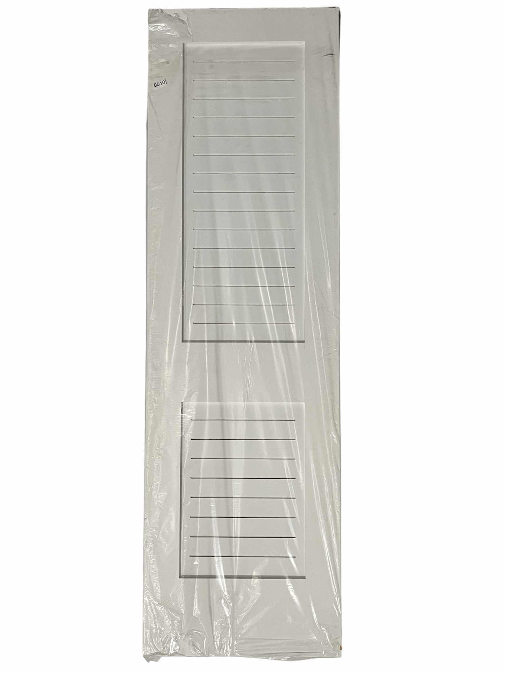 Photo 4 of NEW EIGHT DOORS WHITE FINISH FLAT LOUVER SOLID CORE INTERIOR DOOR SLAB 24” X 80”