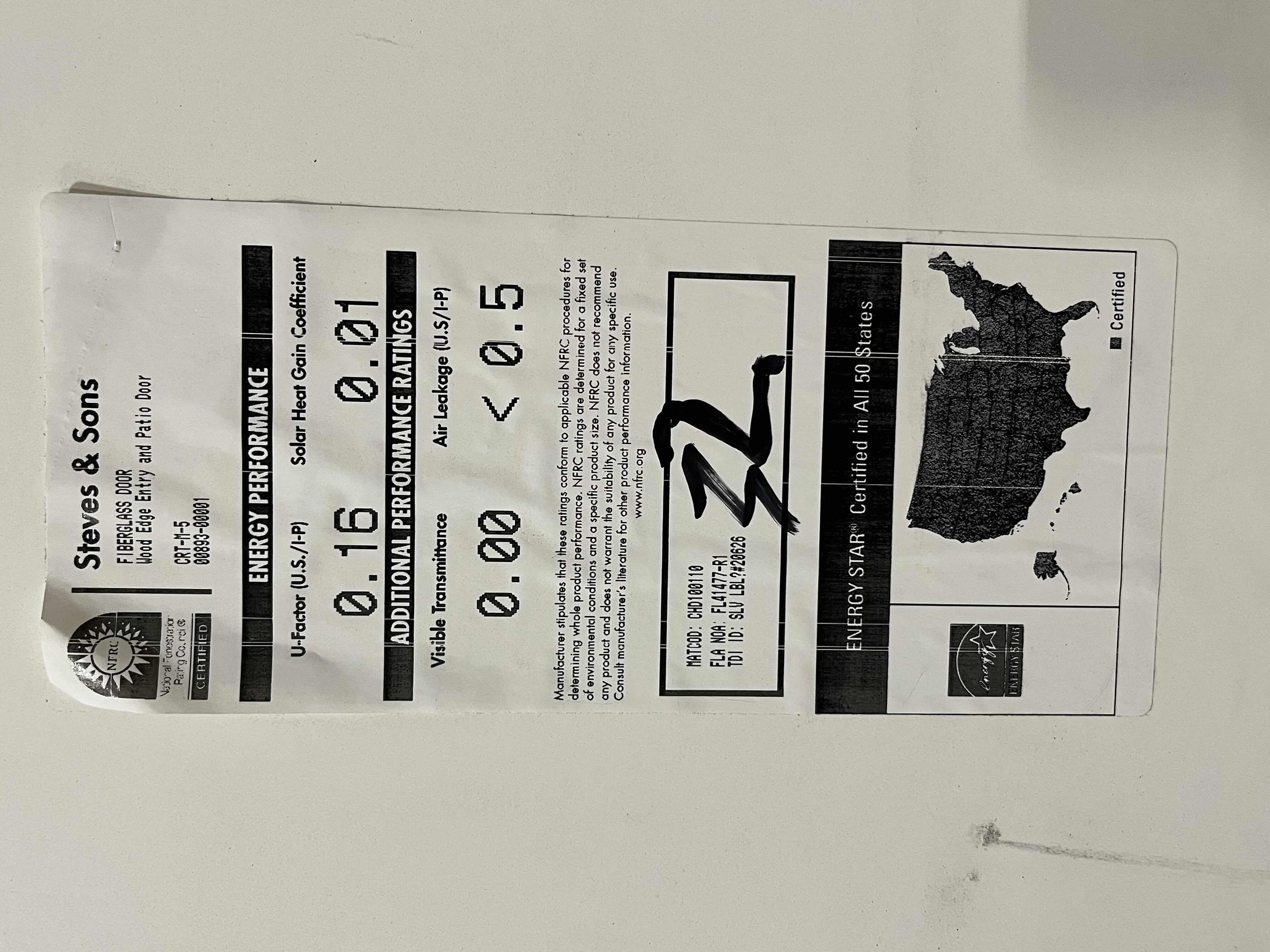 Photo 5 of STEVE & SONS FIBERGLASS WOOD EDGE ENTRY/PATIO DOOR 32” X 80”