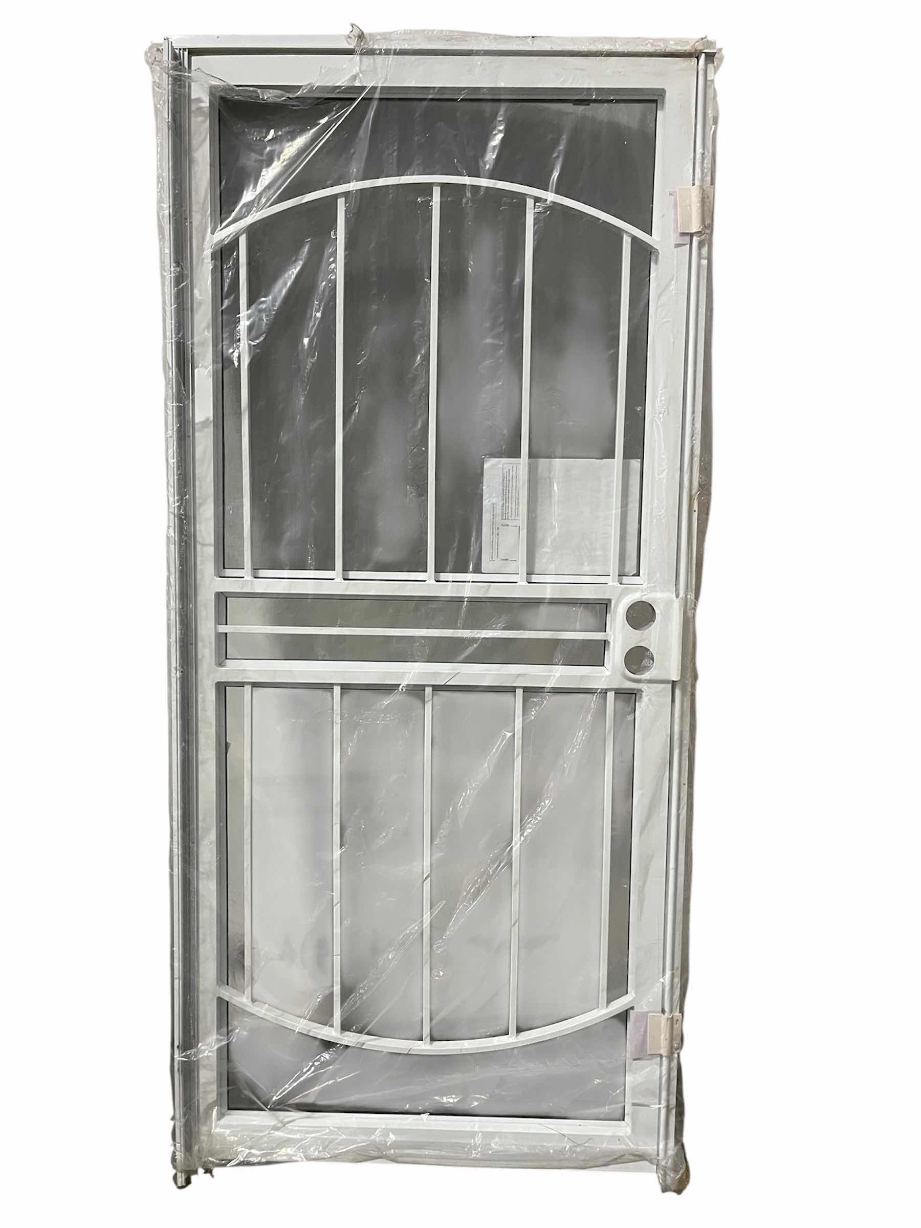 Photo 3 of NEW GRISHAM ARCADA WHITE FINISH UNIVERSAL OUTSWING STEEL SECURITY DOOR W FRAME 36” X 80”