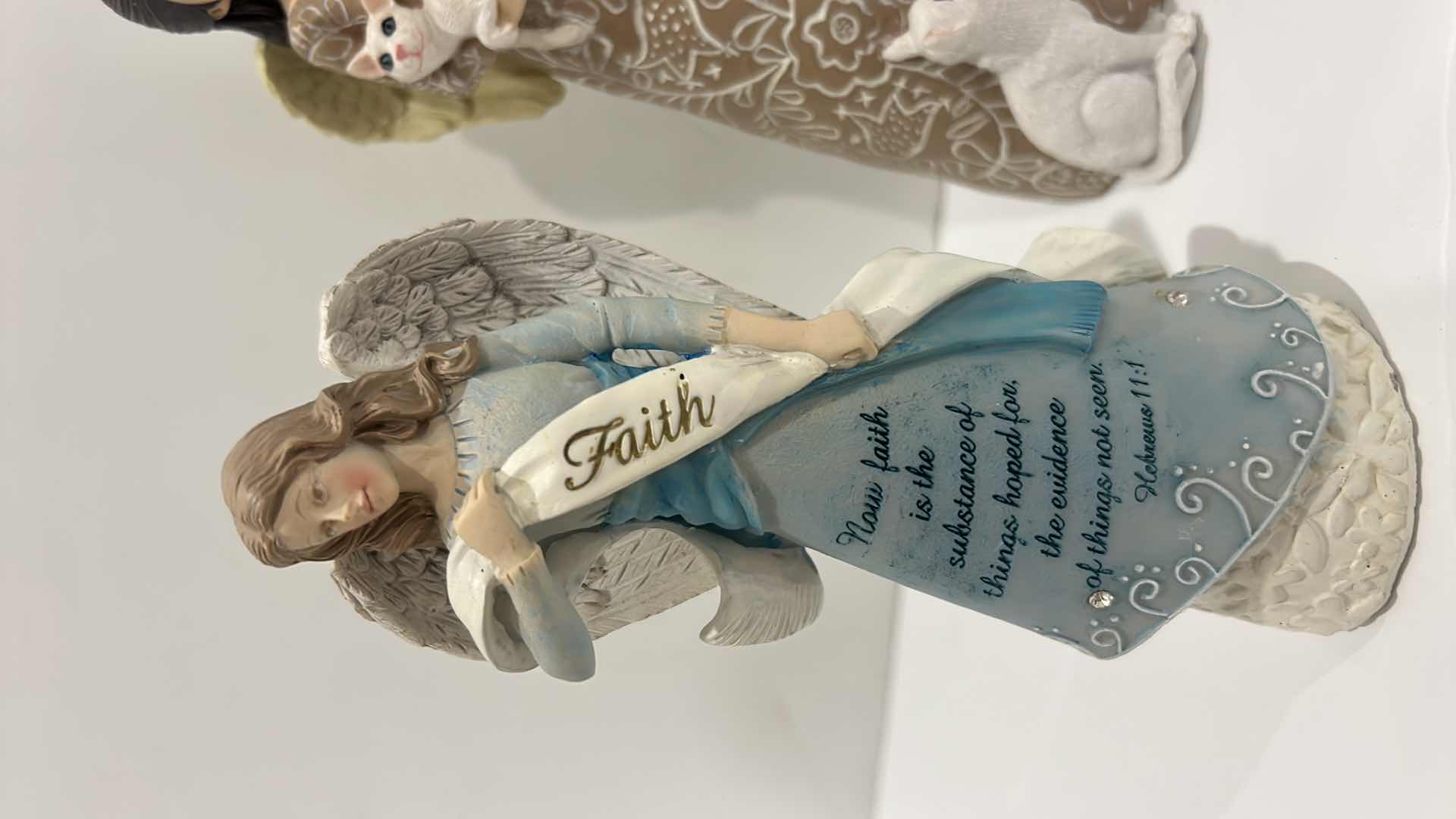 Photo 1 of ANGEL CERAMIC FIGURINES TALLEST 8”