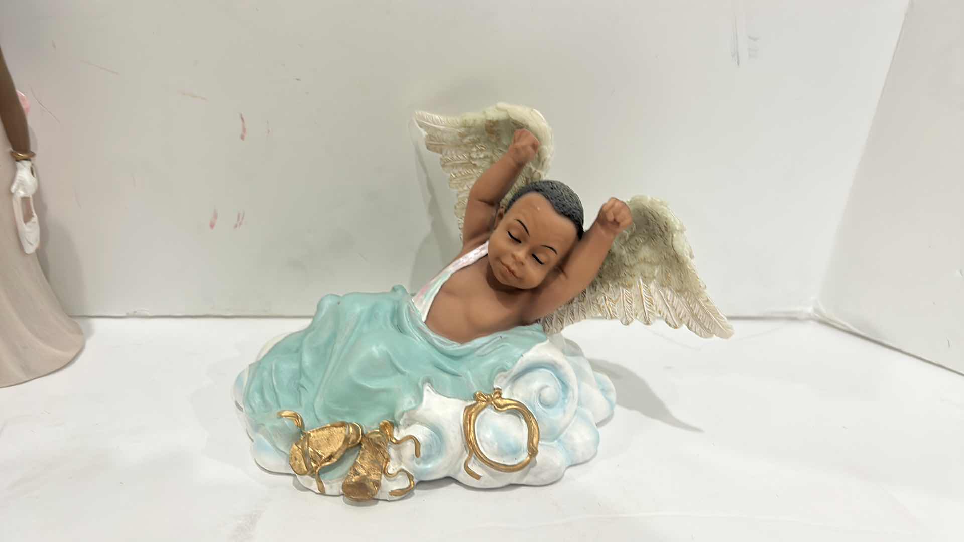 Photo 1 of ANGEL CERAMIC FIGURINES TALLEST 6.5”