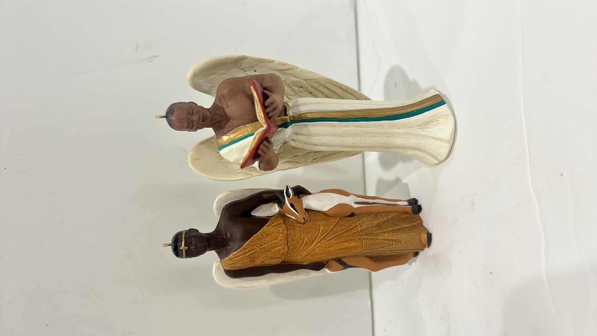 Photo 1 of ANGEL CERAMIC FIGURINES TALLEST 6.5”