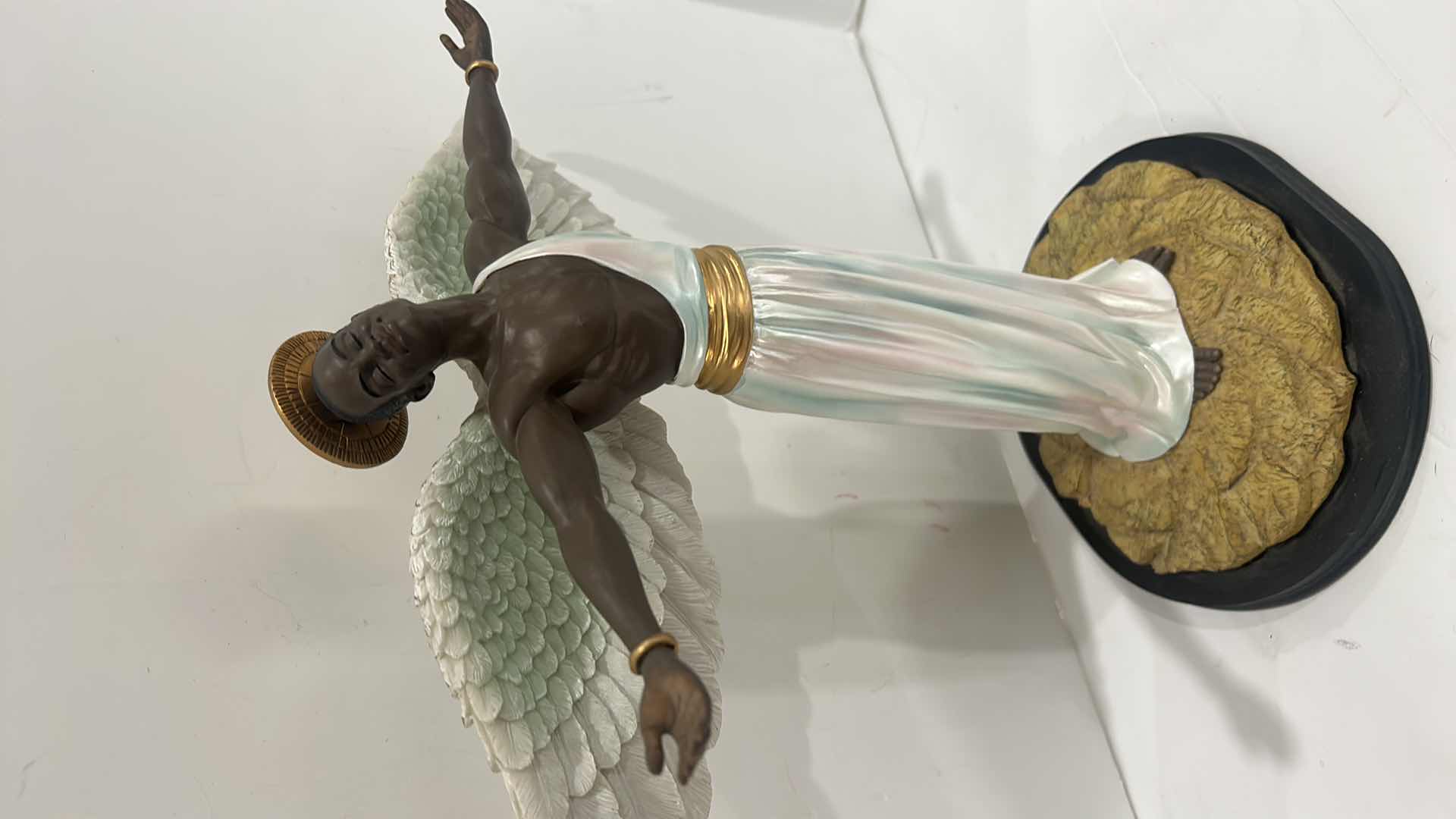 View 2 of 12.5” RESIN ANGEL- HEAVENLY VISIONS COLLECTION “FEELING THE SPIRIT # 63002