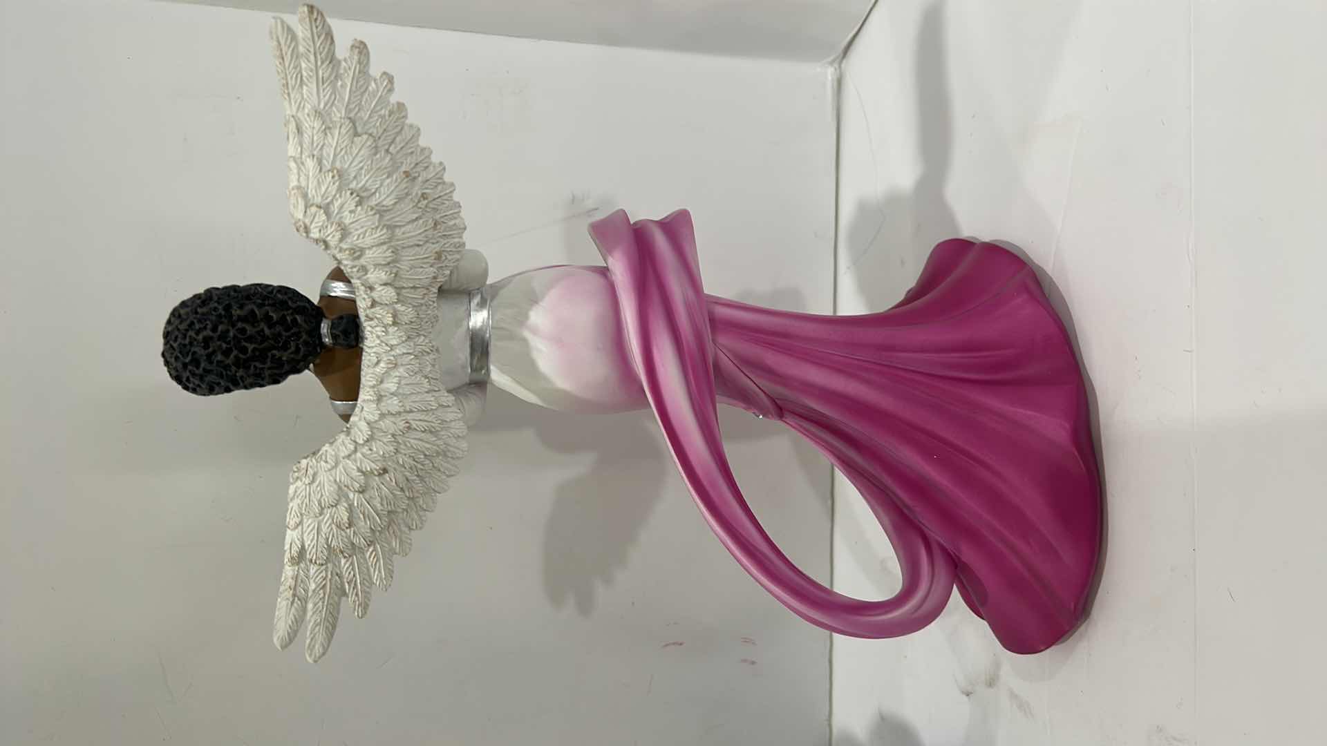 Photo 1 of 2 ANGEL CERAMIC FIGURINES TALLEST 13.5”