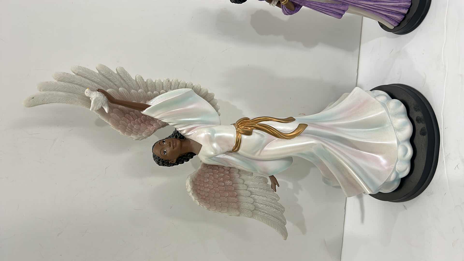 Photo 1 of 3 ANGEL FIGURINES TALLEST 18”