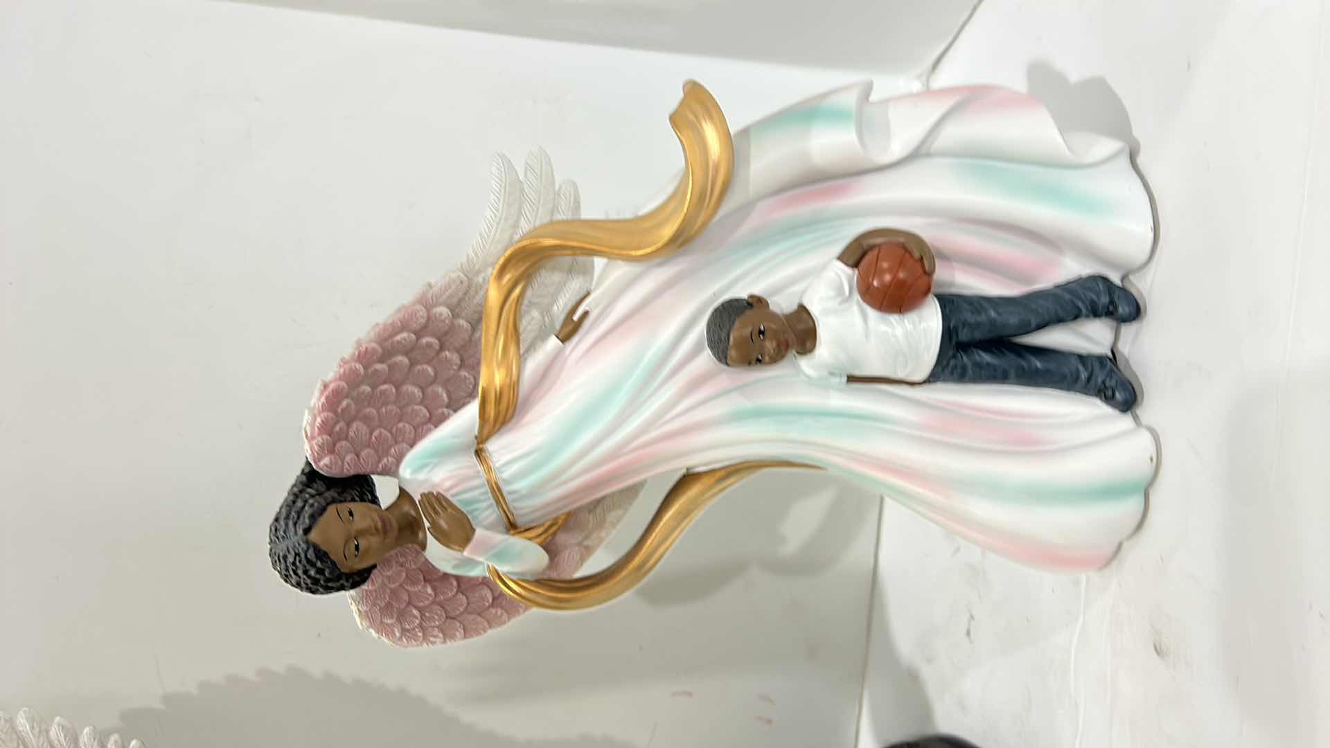 Photo 1 of 3 ANGEL FIGURINES TALLEST H16”