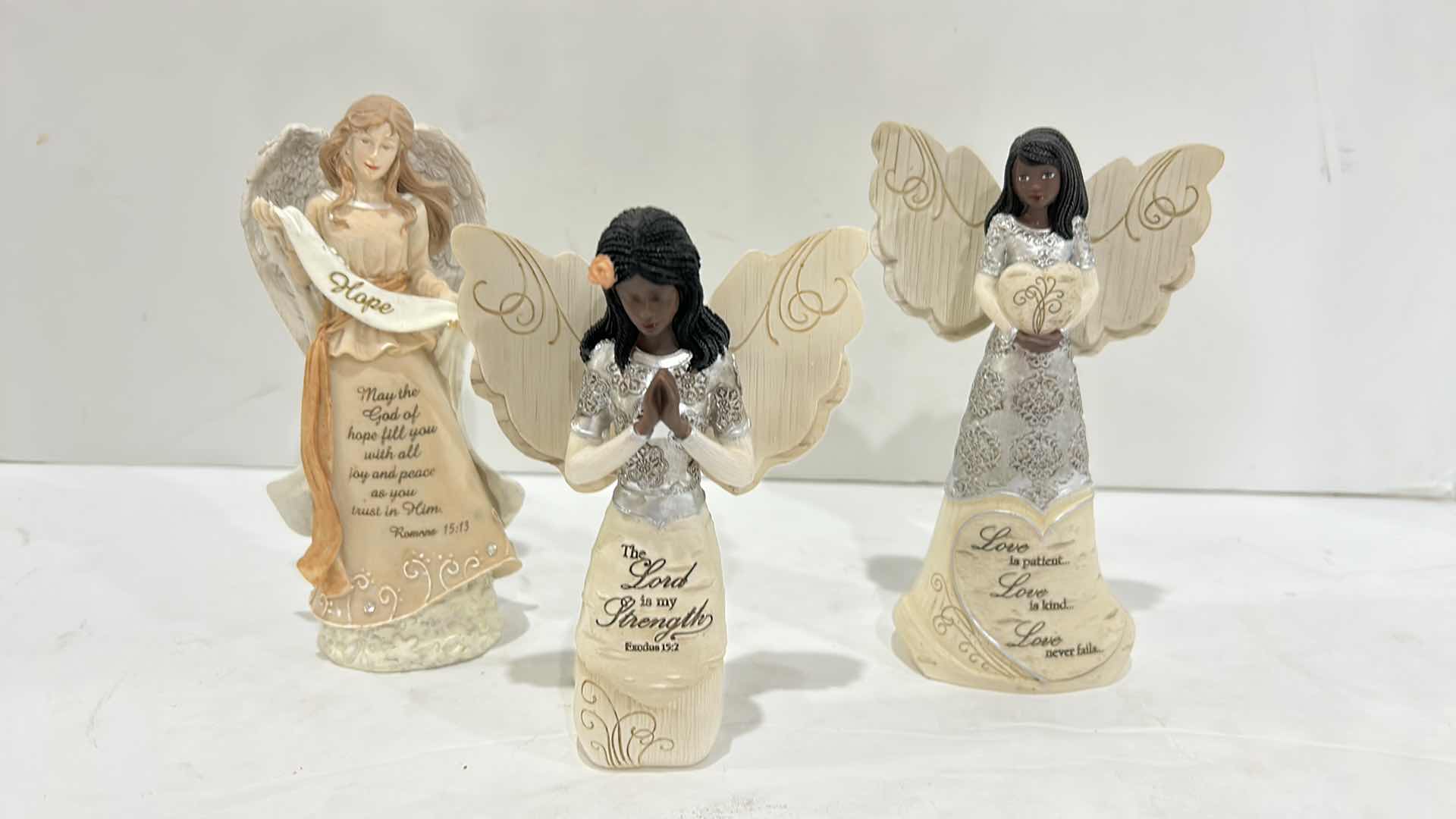 Photo 1 of 3 ANGEL FIGURINES 6.5”