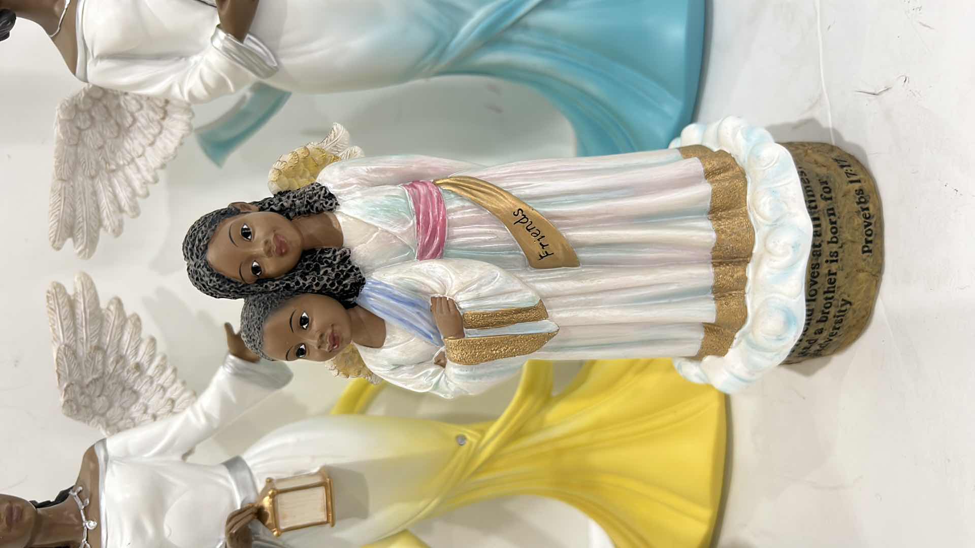 Photo 1 of 5 ANGEL FIGURINES TALLEST 12”