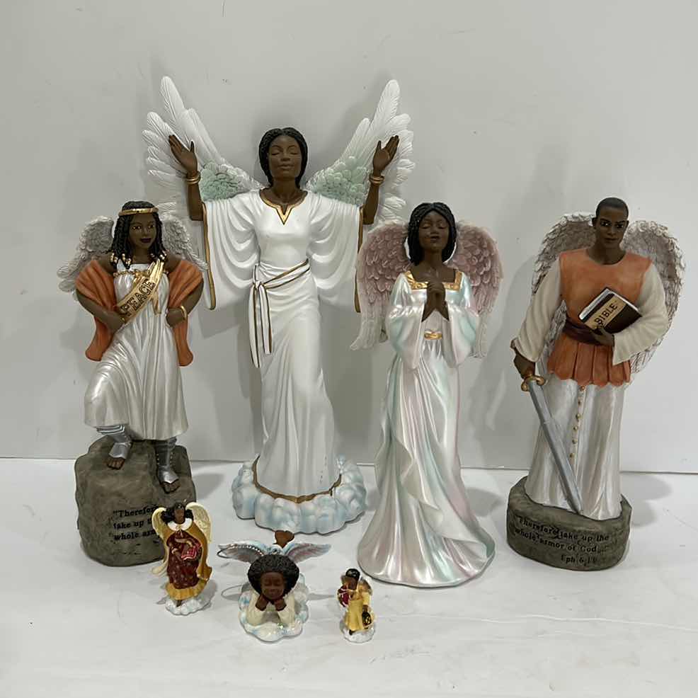 Photo 1 of ANGEL FIGURINE ASSORTMENT TALLEST 12”