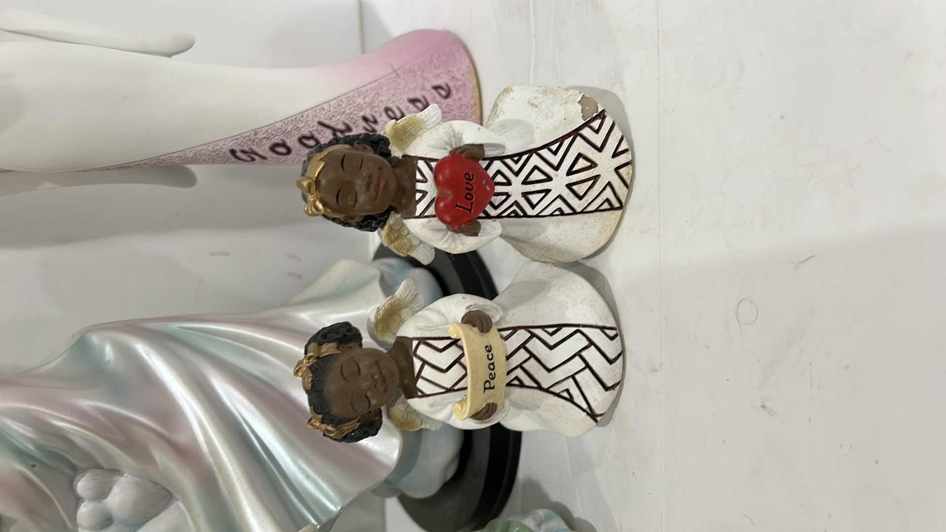 Photo 1 of ANGEL FIGURINE ASSORTMENT TALLEST 15”