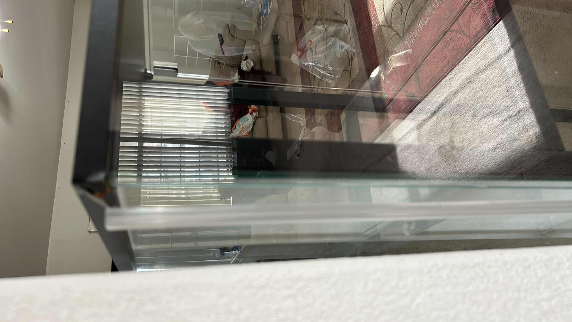 Photo 1 of DISPLAY CABINET W 3 GLASS SHELVES