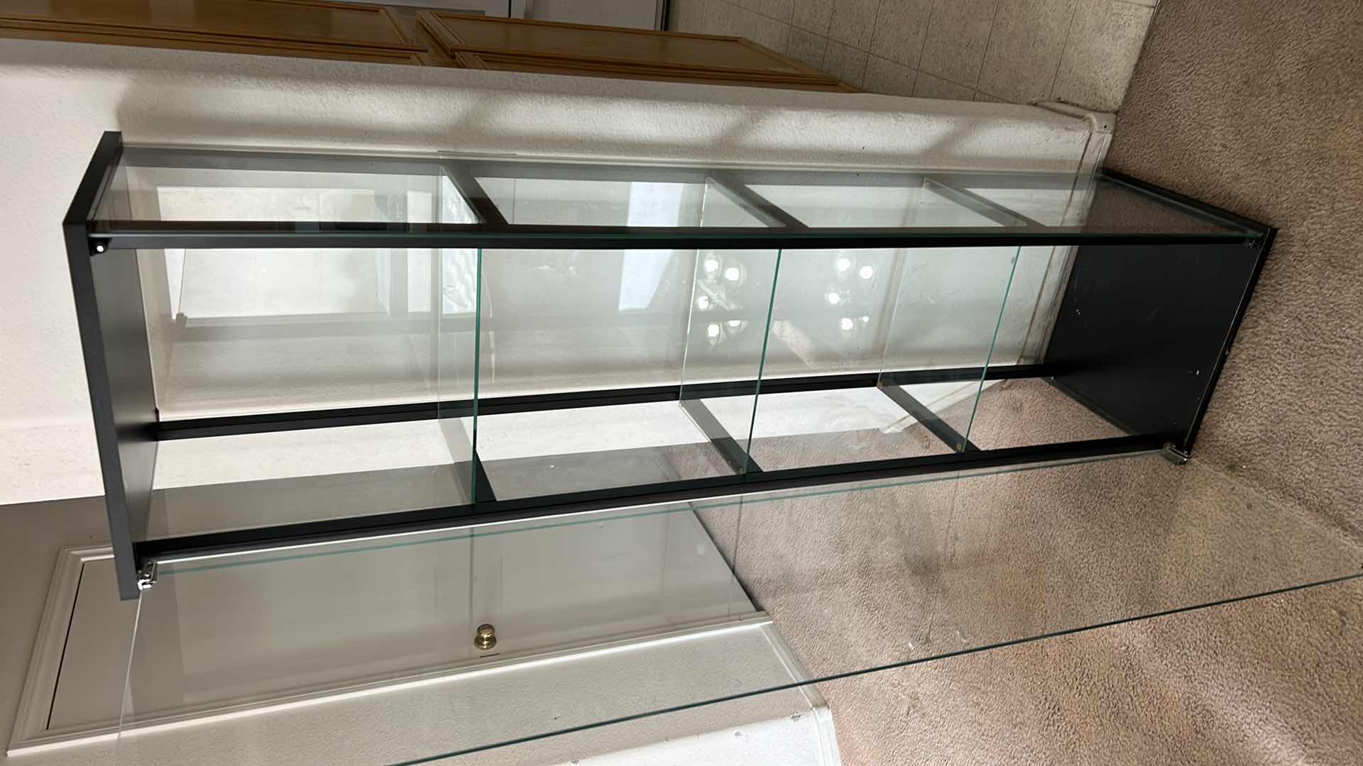 Photo 1 of DISPLAY CABINET W 3 GLASS SHELVES