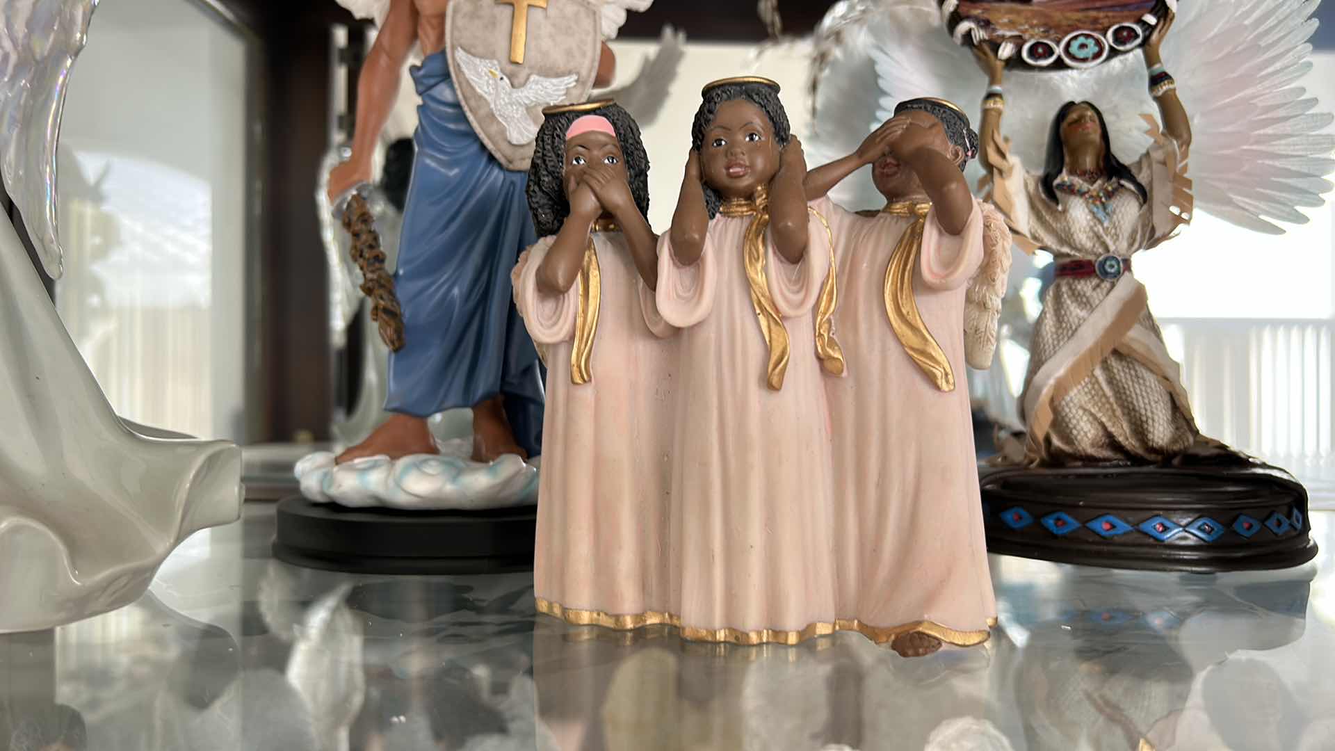 Photo 1 of ANGEL FIGURINE ASSORTMENT TALLEST 12”