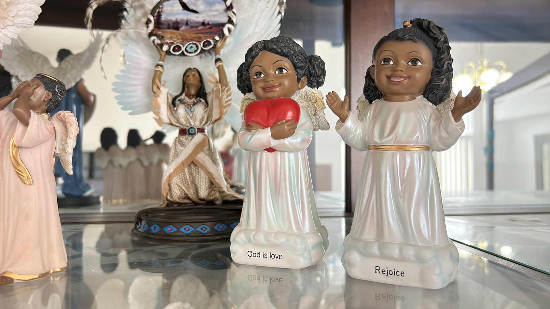 Photo 1 of ANGEL FIGURINE ASSORTMENT TALLEST 12”