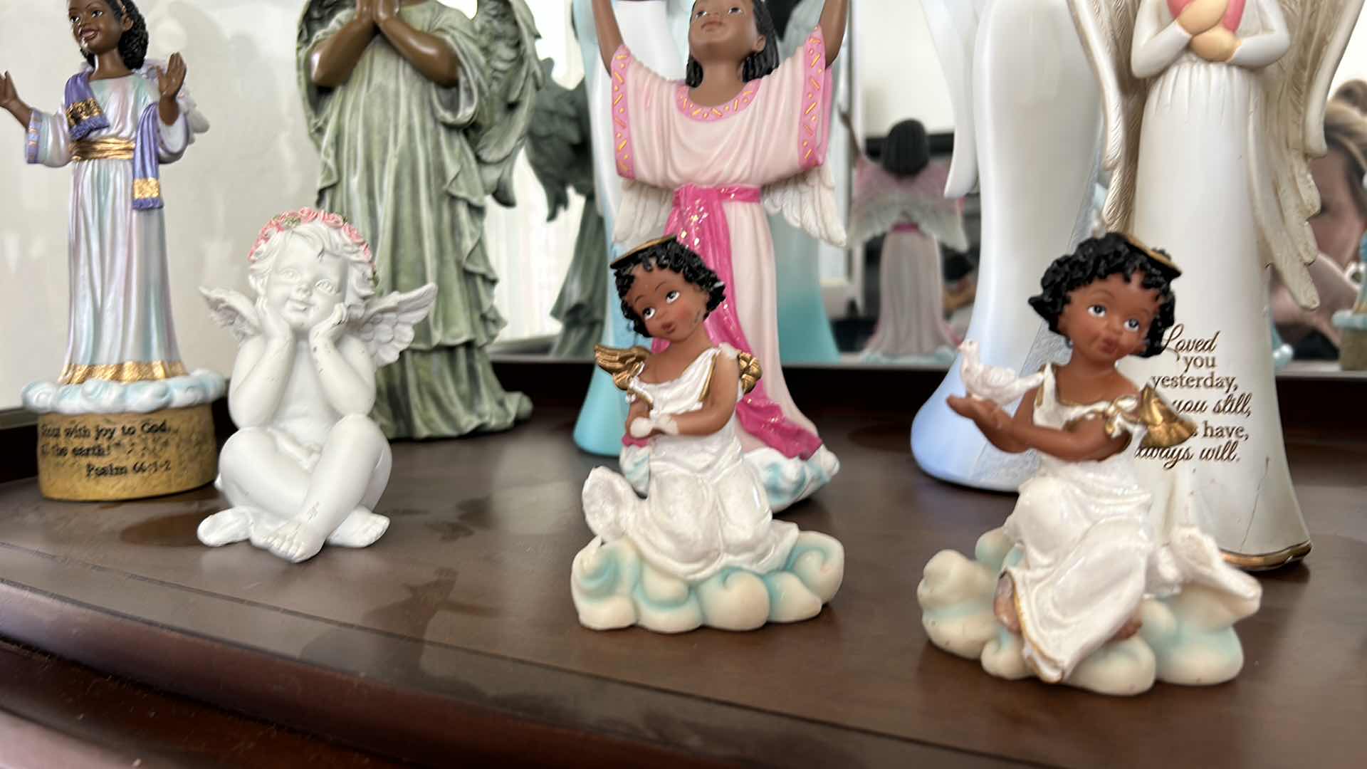 Photo 1 of ANGEL FIGURINE ASSORTMENT TALLEST 13”