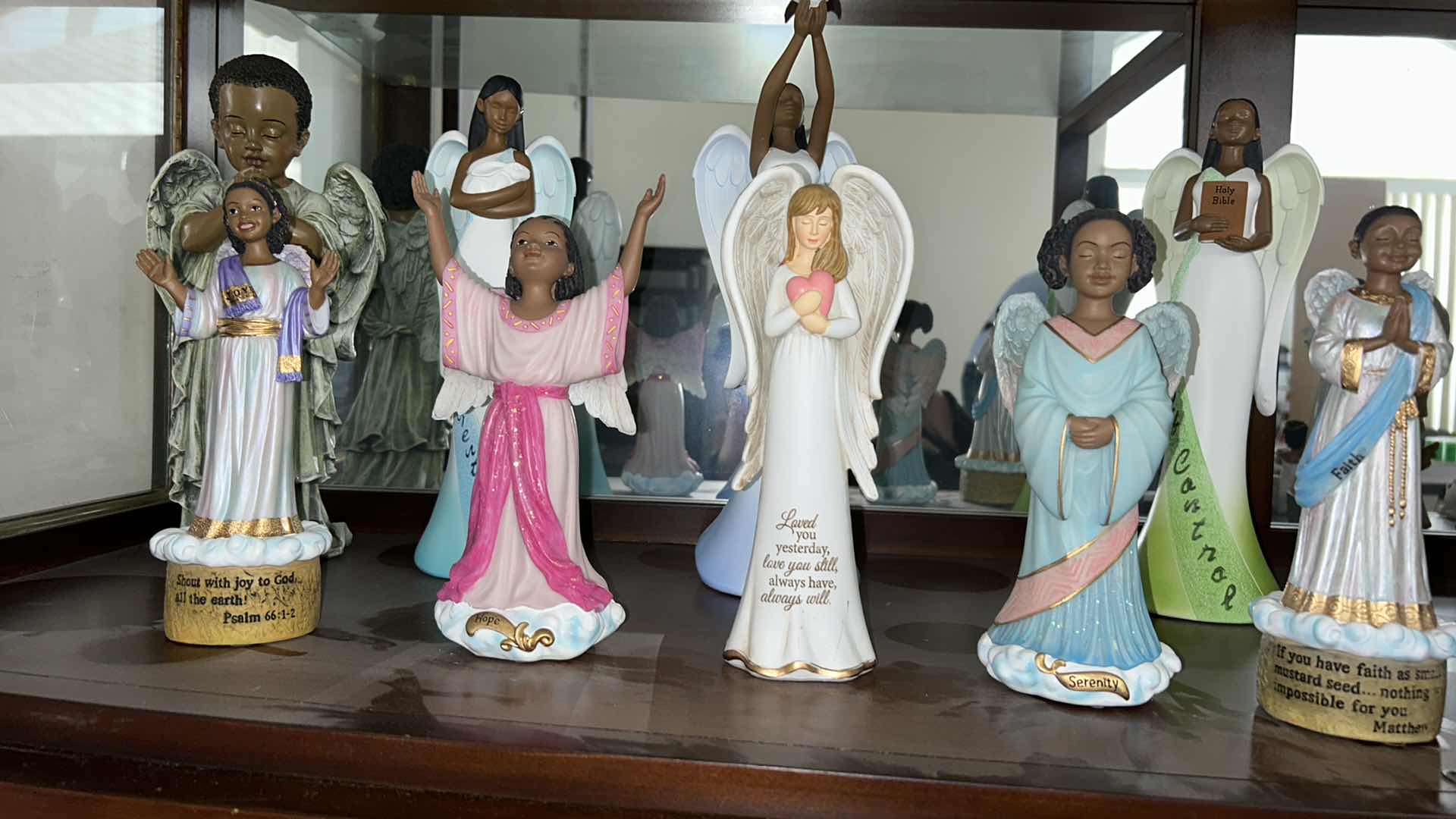 Photo 1 of ANGEL FIGURINE ASSORTMENT TALLEST 13”