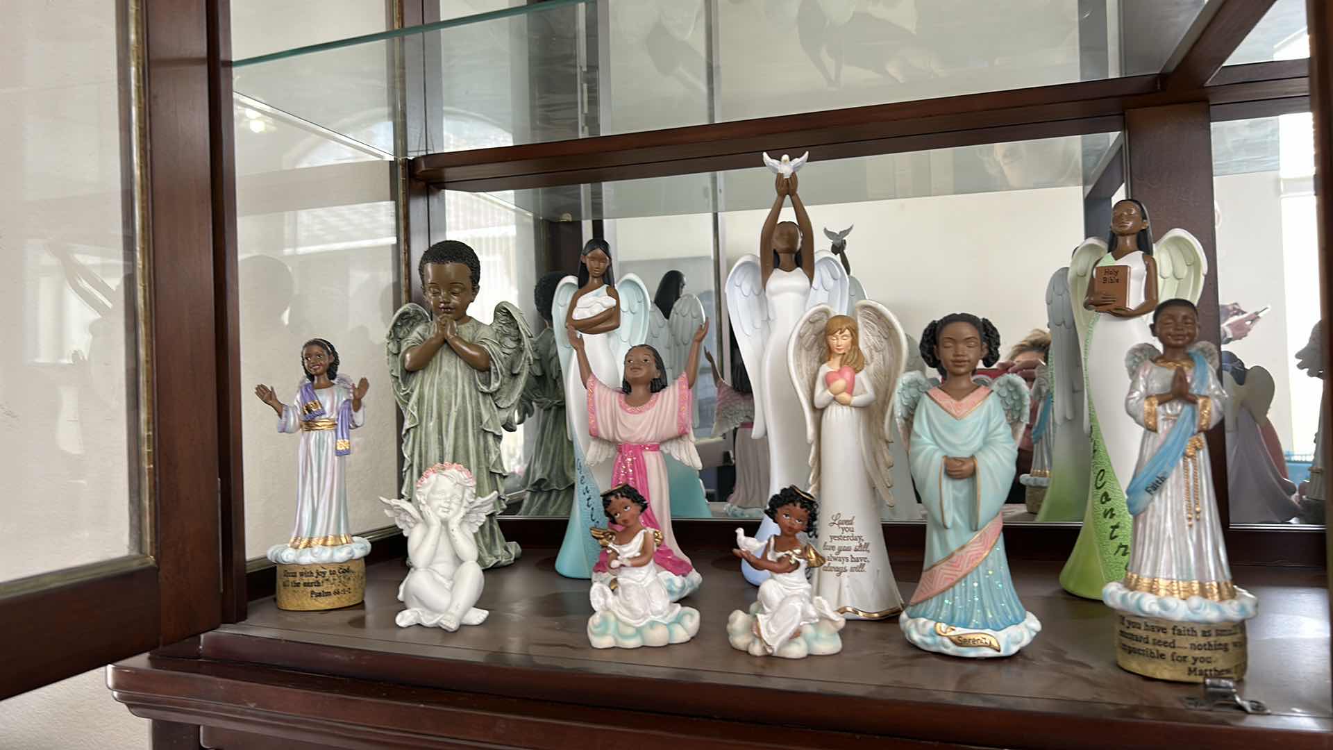 Photo 1 of ANGEL FIGURINE ASSORTMENT TALLEST 13”