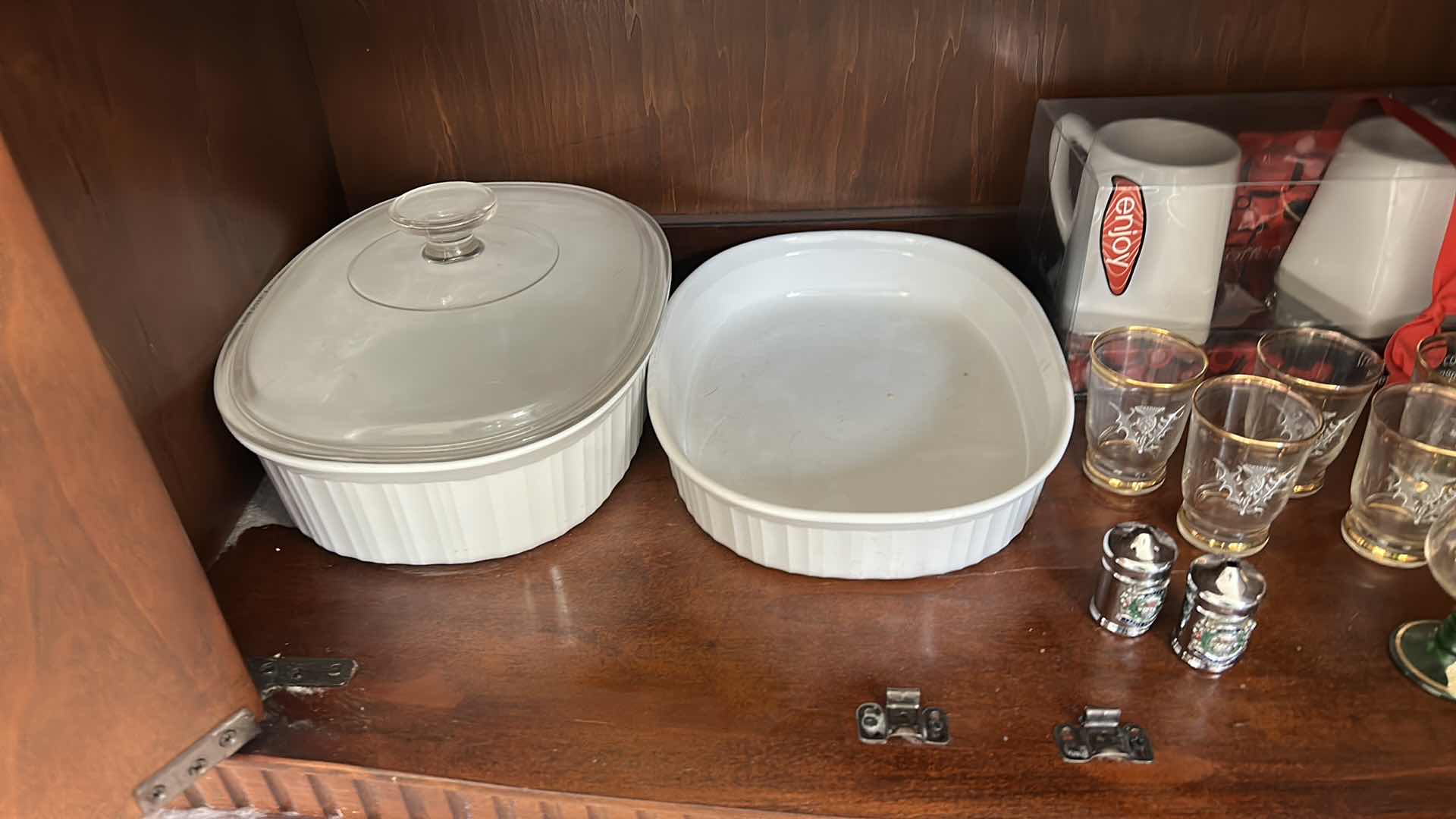 Photo 1 of CONTENTS OF CHINA CABINET- CORNING-WARE AND MORE