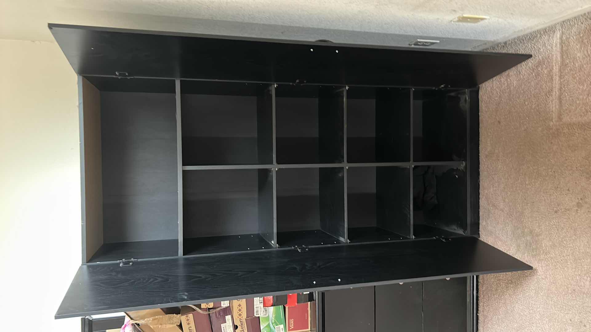 Photo 4 of STORAGE CABINET COLOR BLACK OAK 30” x 17” x 71”