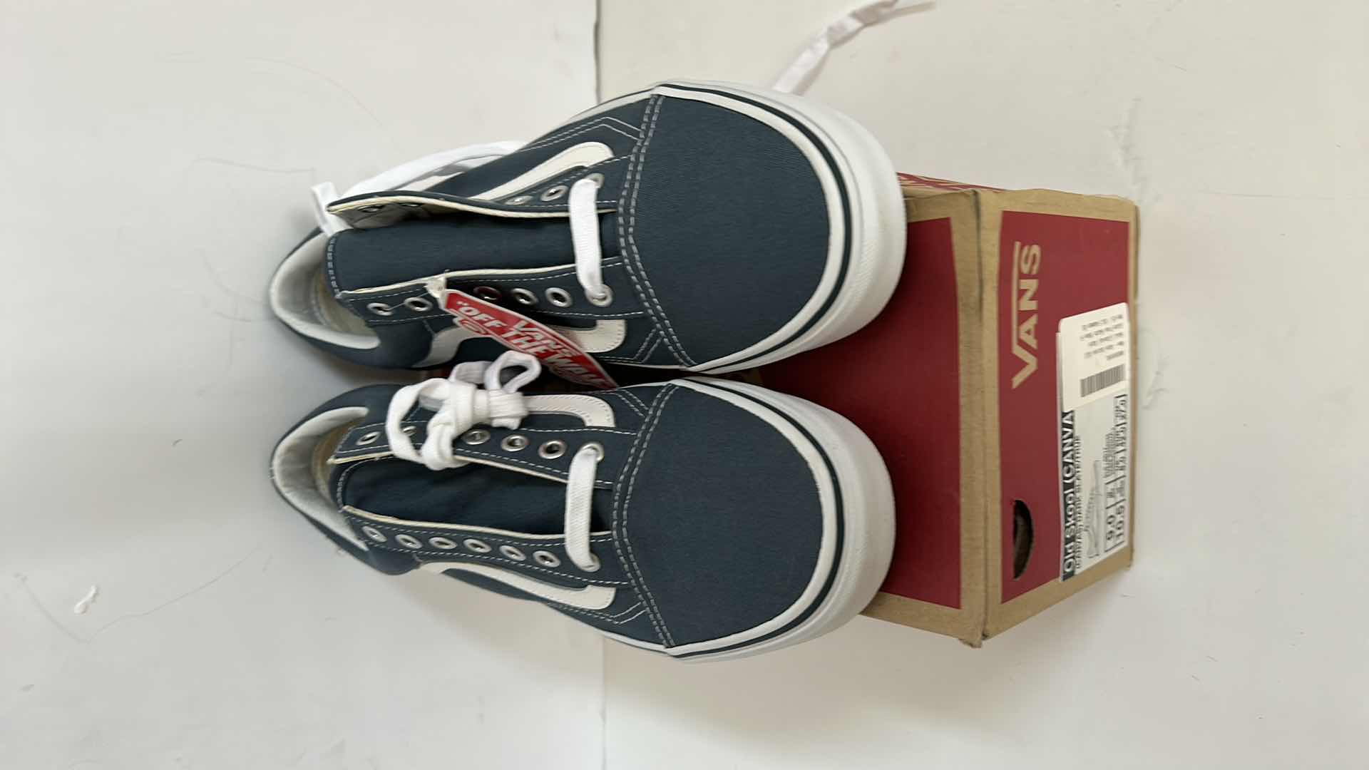View 1 of VANS OFF THE WALL OLD SKOOL CANVAS SNEAKERS WOMEN SIZE 10.5 MEN SIZE 9