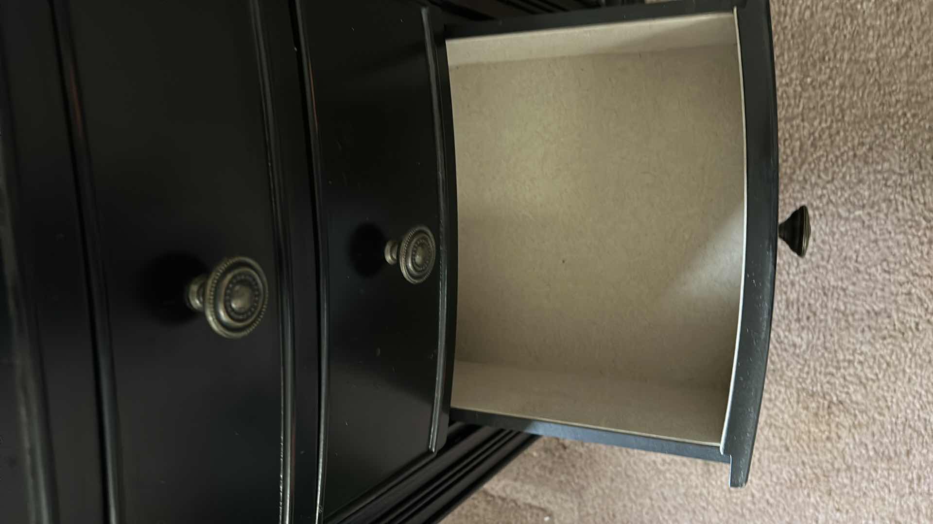 Photo 1 of WOOD HIVES AND HONEY JEWELRY CABINET 18” x 13” x 40” COLOR BLACK