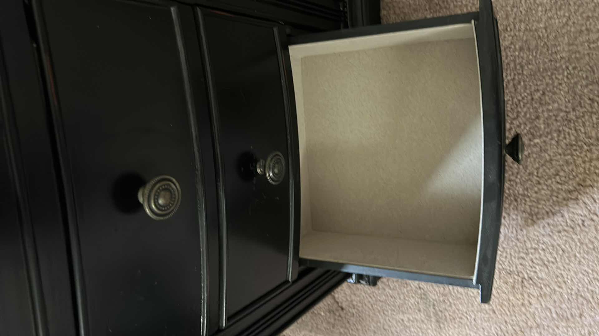 Photo 1 of WOOD HIVES AND HONEY JEWELRY CABINET 18” x 13” x 40” COLOR BLACK