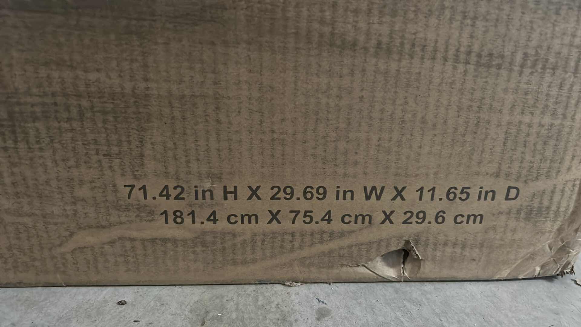 Photo 1 of NIB 5 SHELF BOOKCASE COLOR BLACK OAK VENDOR STOCK NUMBER M-13-019-039-06