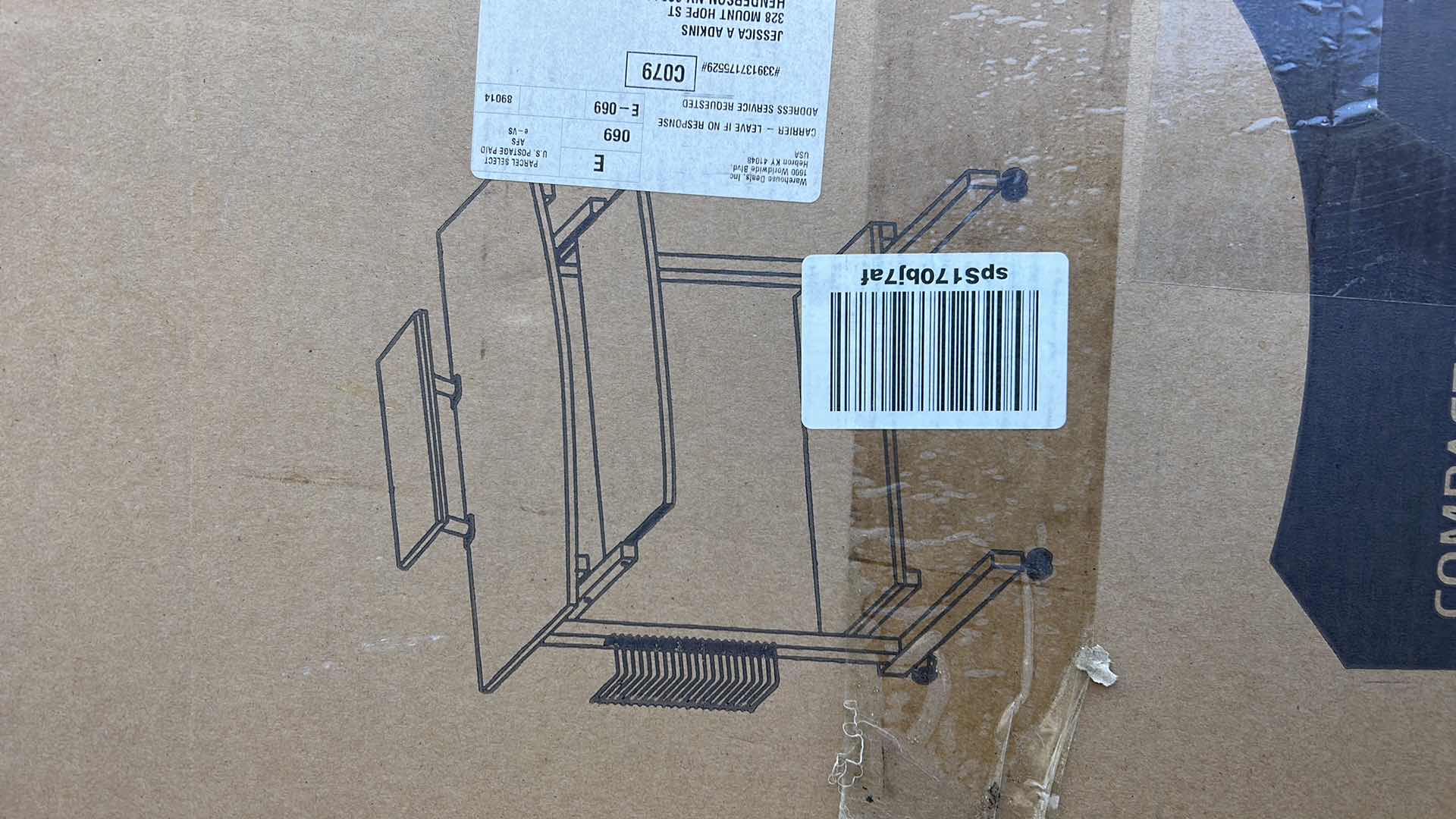 Photo 1 of NEW IN BOX TECHNI MOBILI COMPACT MOBILE COMPUTER DESK