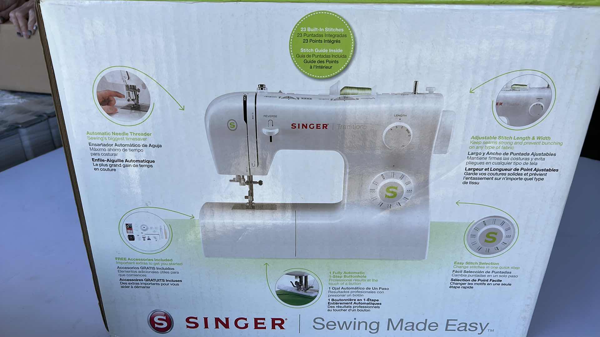Photo 1 of NEW SINGER SEWING MACHINE