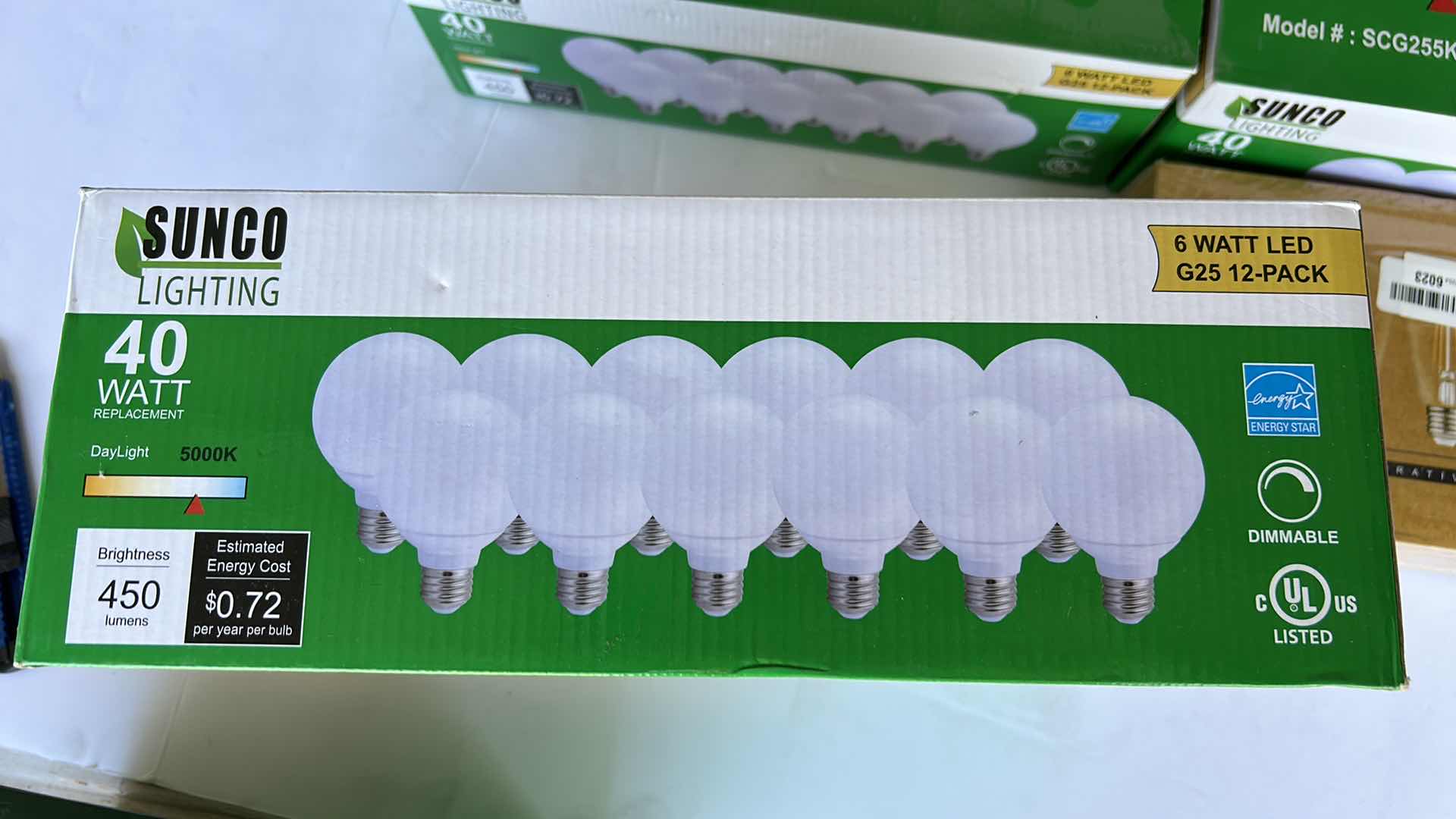 Photo 1 of 4 NEW BOXES OF LIGHT BULBS