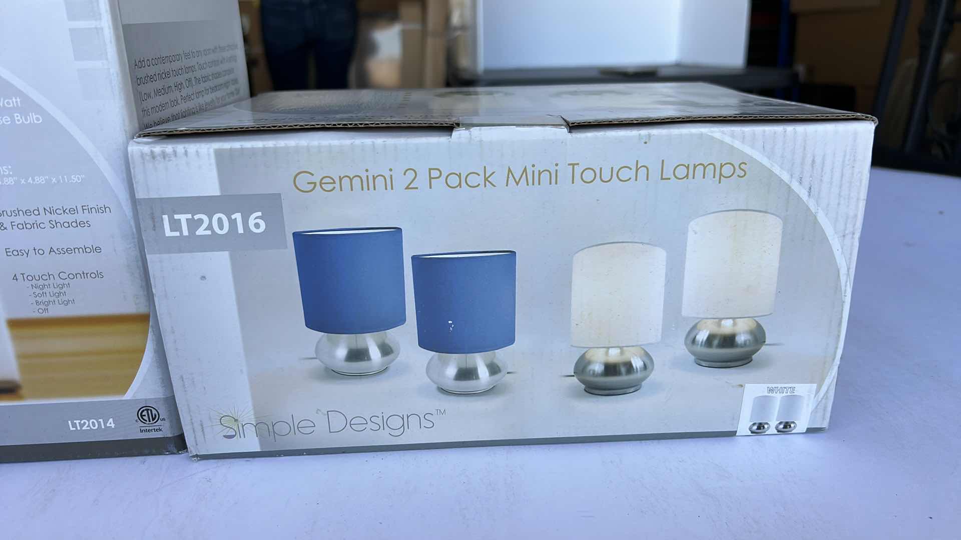 Photo 1 of 2 NEW BOXES MINI TOUCH LAMPS