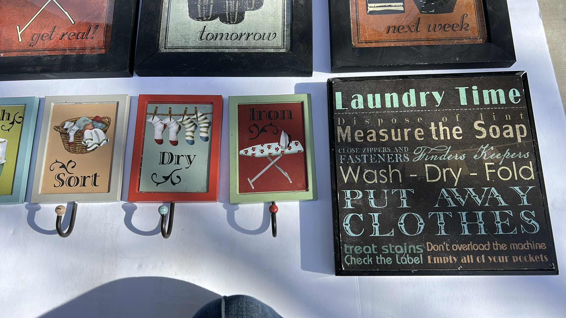 Photo 1 of HOME DECOR - LAUNDRY ROOM LARGEST 30” x 12.5”.