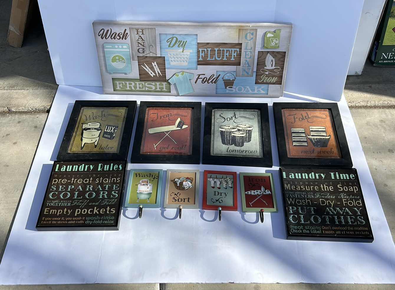 Photo 1 of HOME DECOR - LAUNDRY ROOM LARGEST 30” x 12.5”.