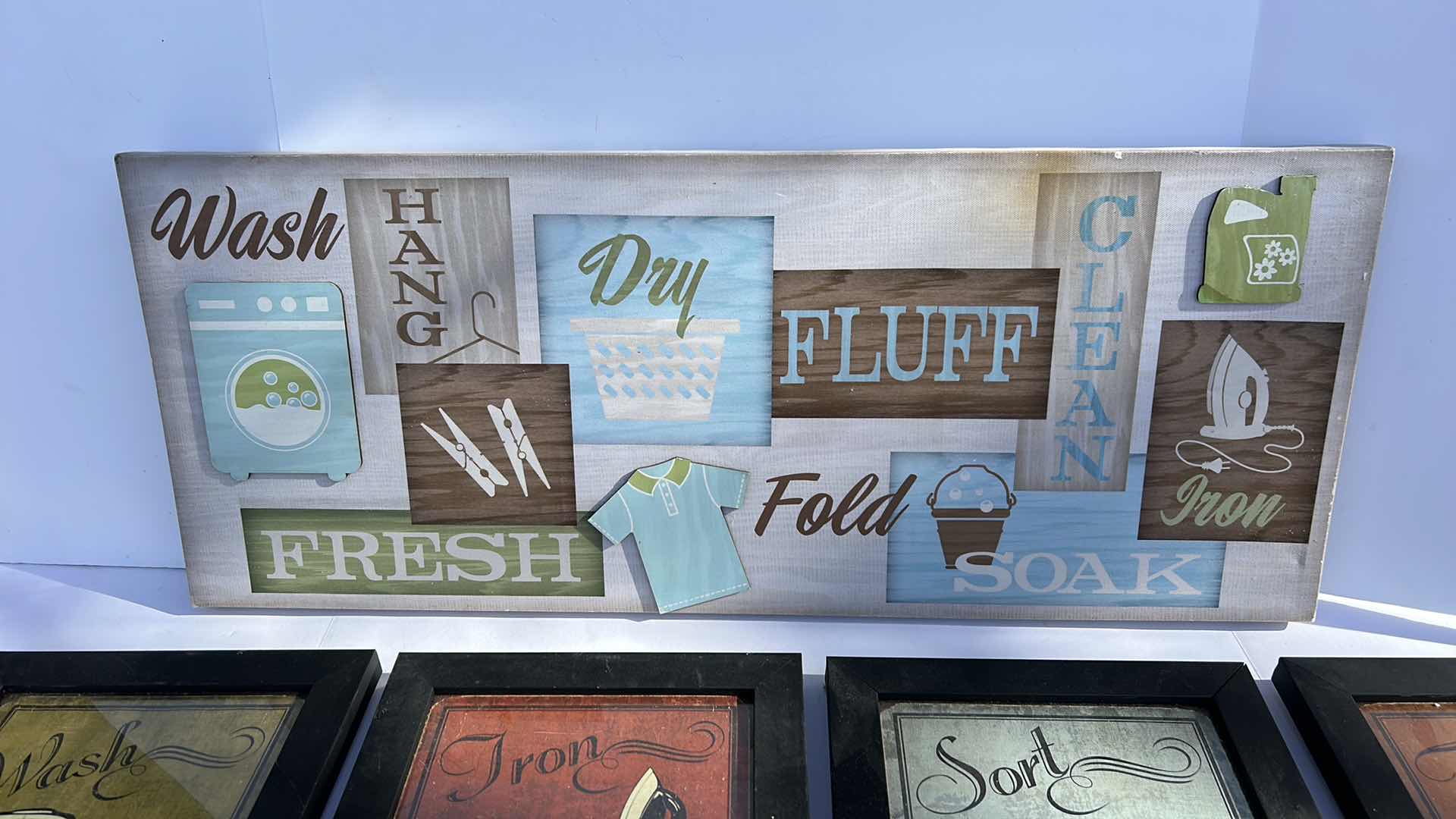 Photo 1 of HOME DECOR - LAUNDRY ROOM LARGEST 30” x 12.5”.