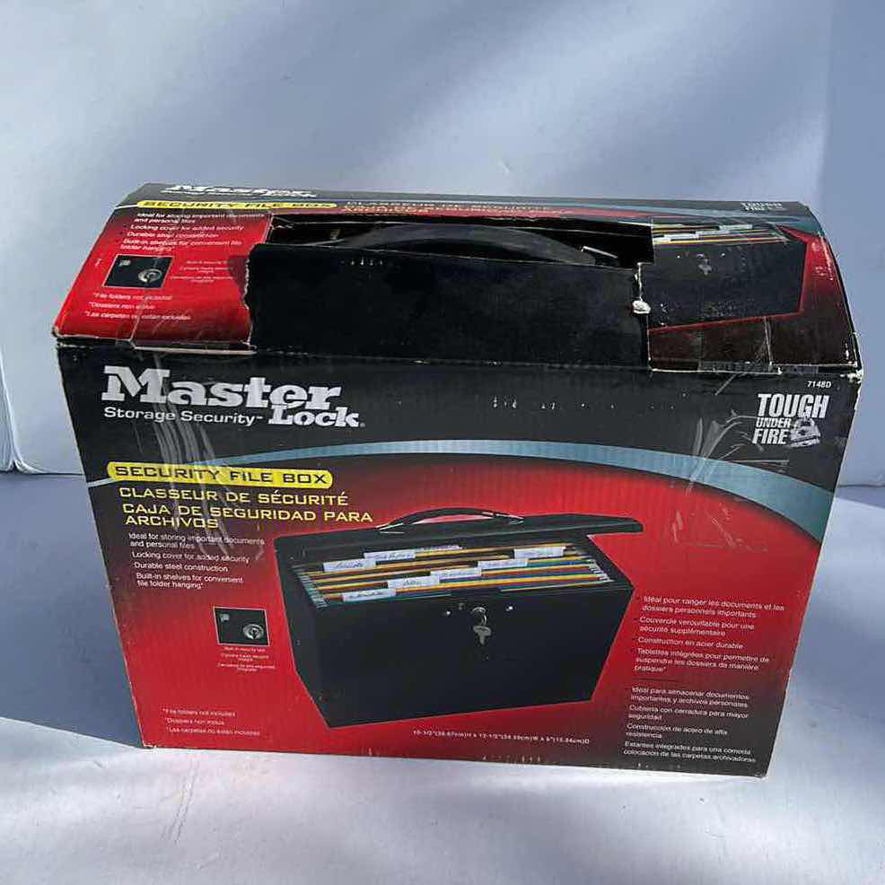 Photo 1 of LAP DESK TOP AND SECURITY FILE BOX