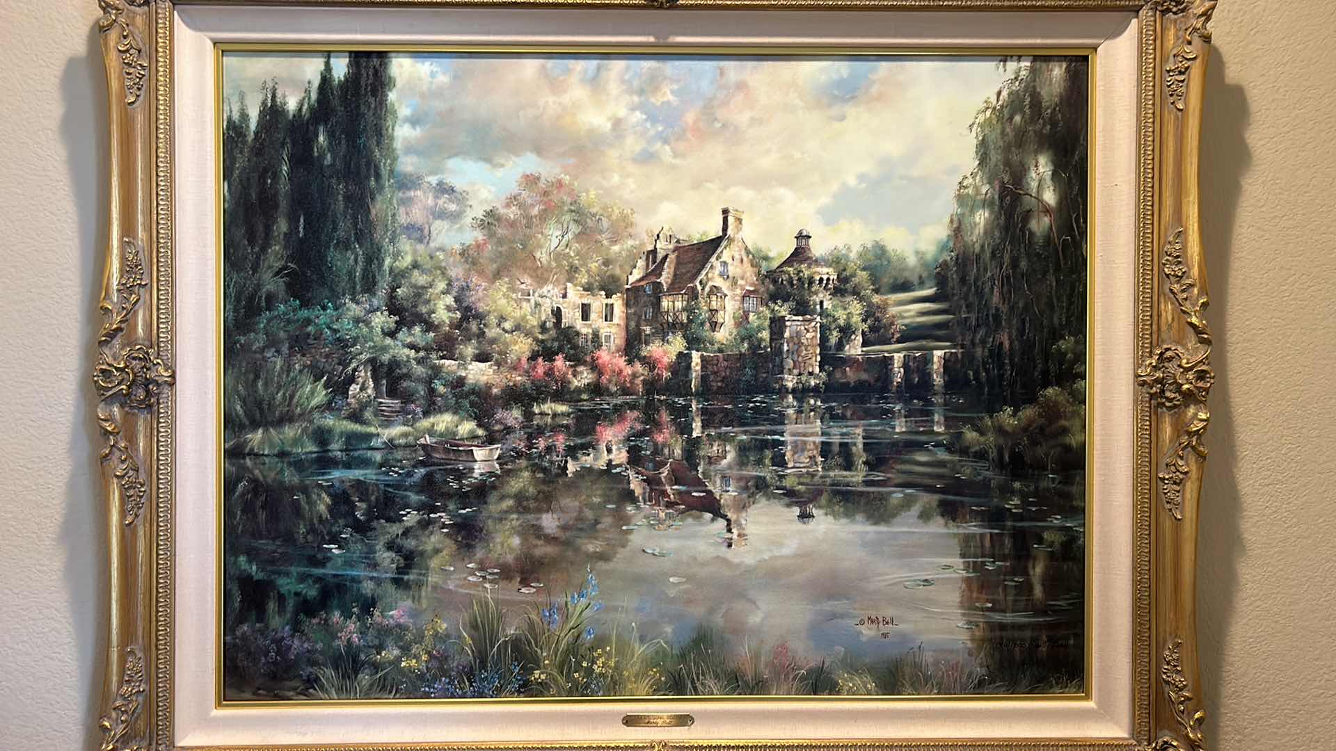 Photo 1 of “SUMMERS SONG, SCOTNEY” BY MARTY BELL PRINT NO 146 WITH COA SINGED ARTWORK ORNATELY FRAMED 43 1/2“ x 34 1/2“ $960