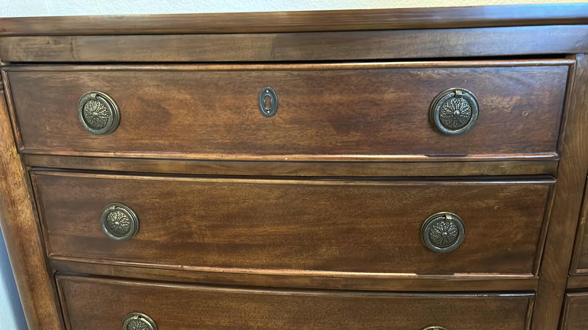 Photo 1 of DAVIS INTERNATIONAL WOOD CHEST OF DRAWERS 64” x 18” x 35 1/2”