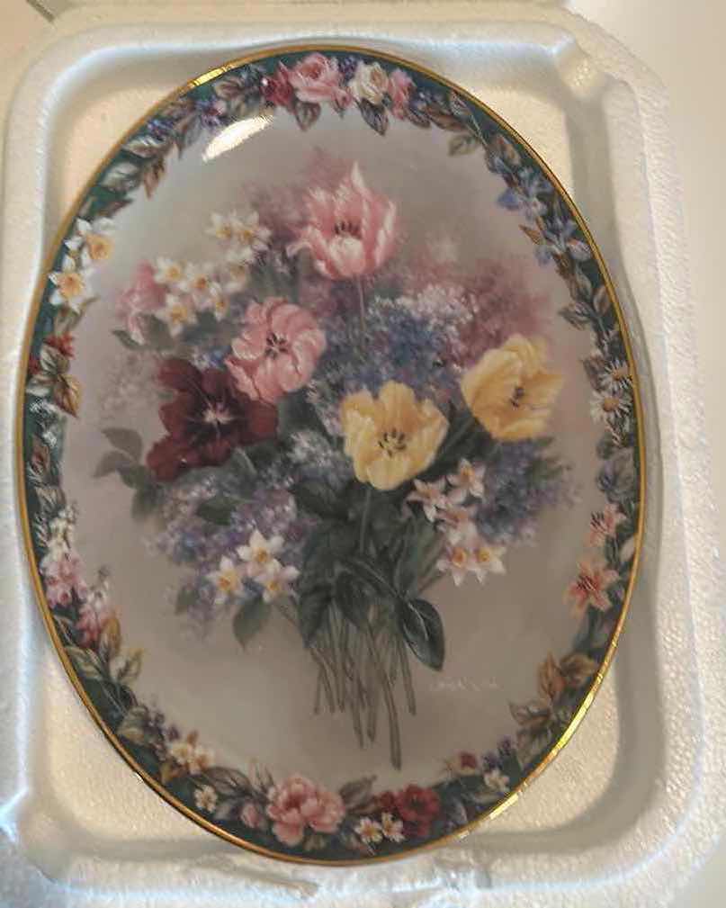 Photo 1 of AUTHENTIC ORIGINAL LIMITED EDITION “HONORED” BY LENA LIU PORCELAIN PLATE 6 1/2” x 8 3/4”