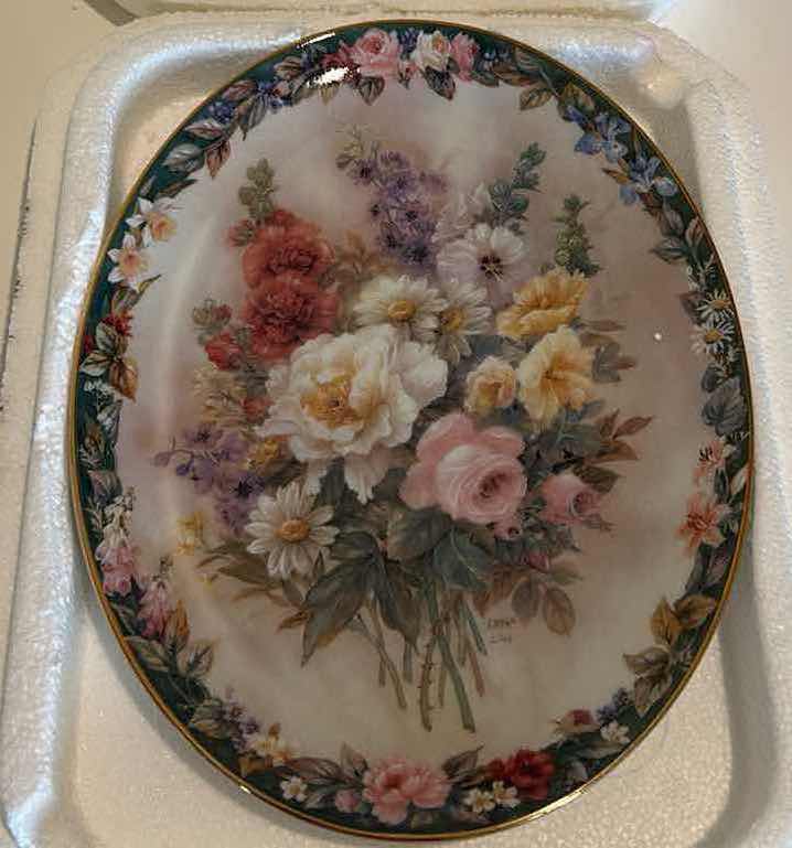 Photo 1 of AUTHENTIC ORIGINAL LIMITED EDITION “REMEMBRANCE” BY LENA LIU PORCELAIN PLATE 6 1/2” x 8 3/4”