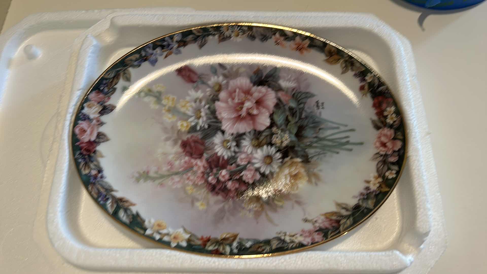 Photo 1 of AUTHENTIC ORIGINAL LIMITED EDITION “PRECIOUS” BY LENA LIU PORCELAIN PLATE 6 1/2” x 8 3/4”